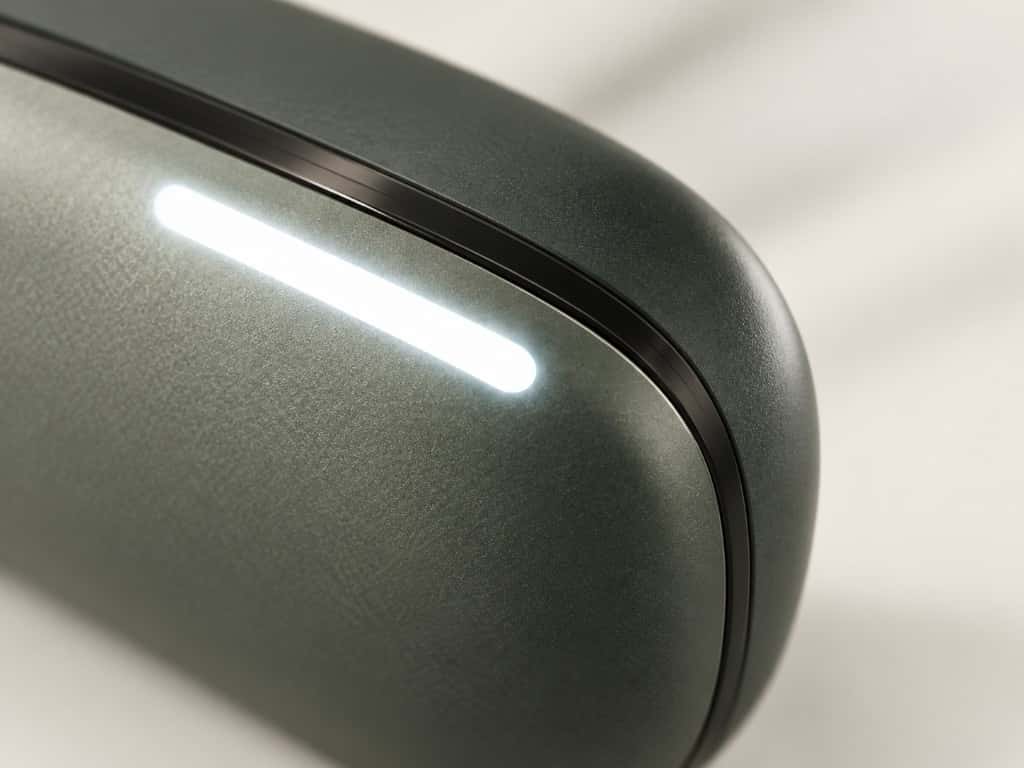 Nahaufnahme des Lichtstreifens am PawLink Core.
